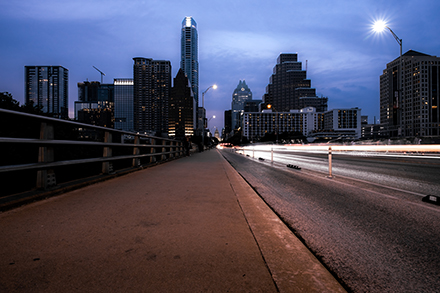 Street Photography Image of Downtown Austin Texas