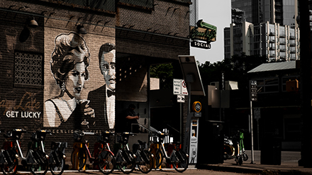 Street Photography Image of Downtown Austin Texas