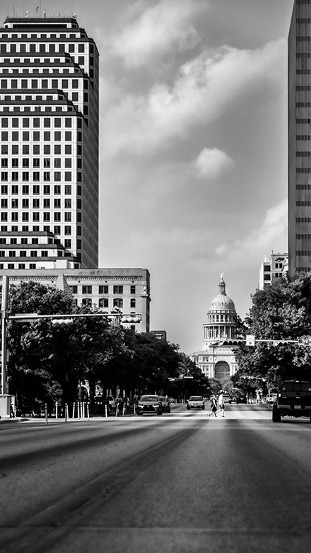 Street Photography Image of Downtown Austin Texas