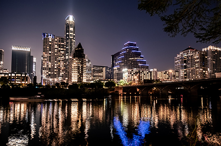 Street Photography Image of Downtown Austin Texas