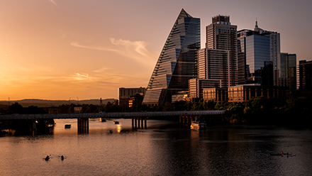 Street Photography Image of Downtown Austin Texas